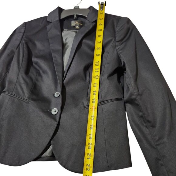 worthington blazer for Women Size 10 Black Color 2 Front Buttons Lined - Picture 5 of 8
